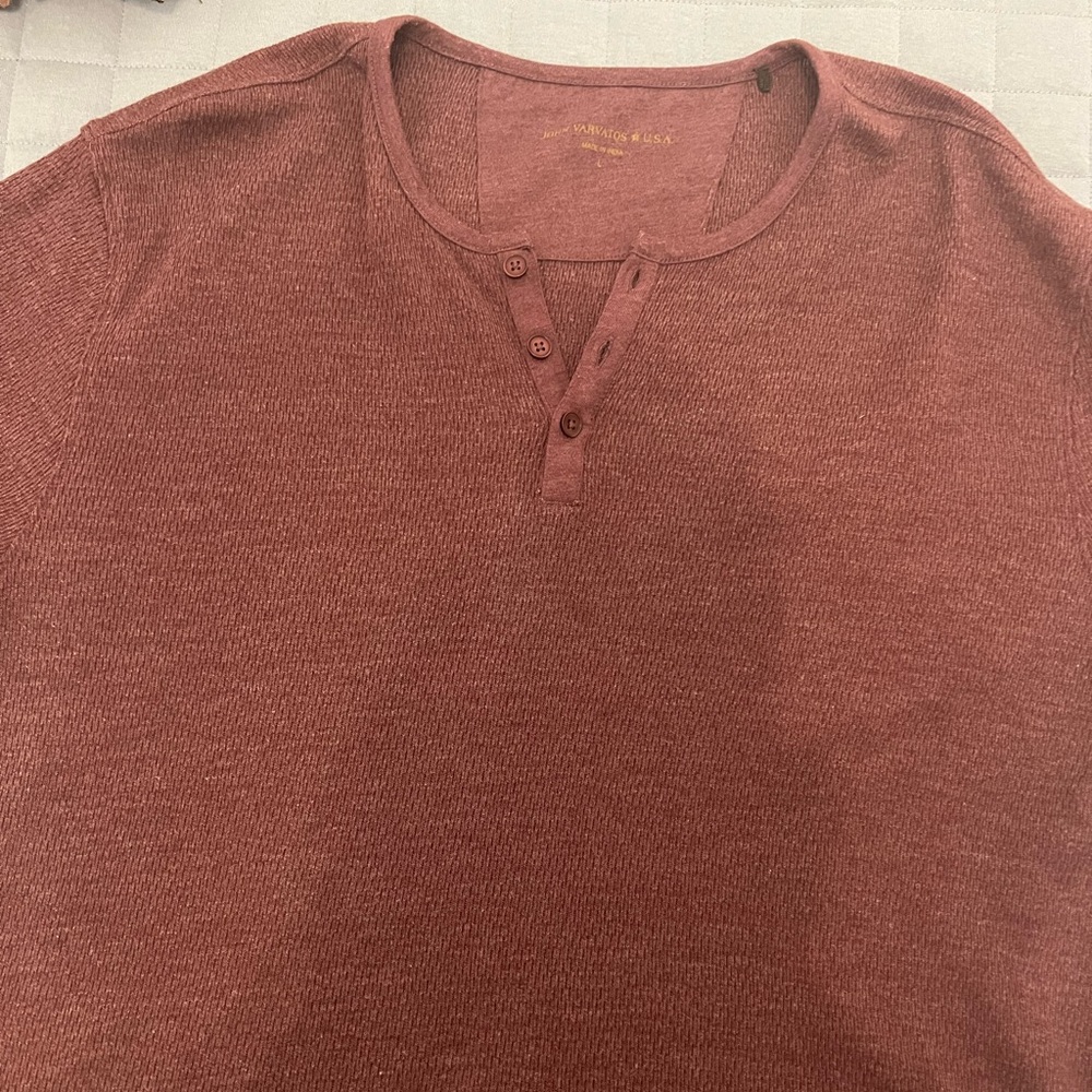 John Varvatos Magenta Men’s Shirt Large